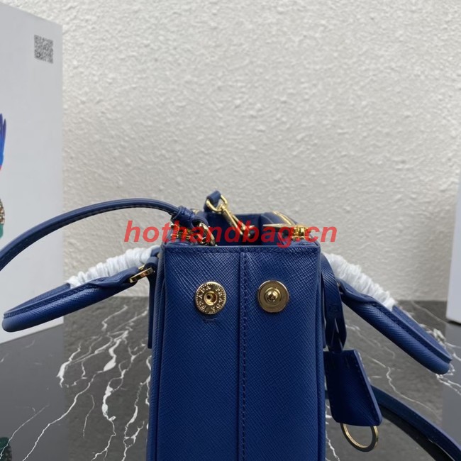 Prada Galleria Saffiano leather mini-bag 1BA906 dark blue