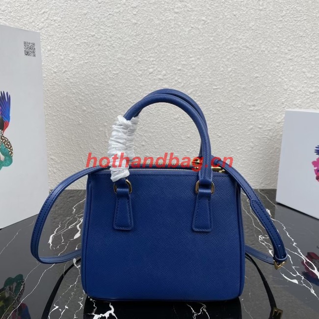 Prada Galleria Saffiano leather mini-bag 1BA906 dark blue