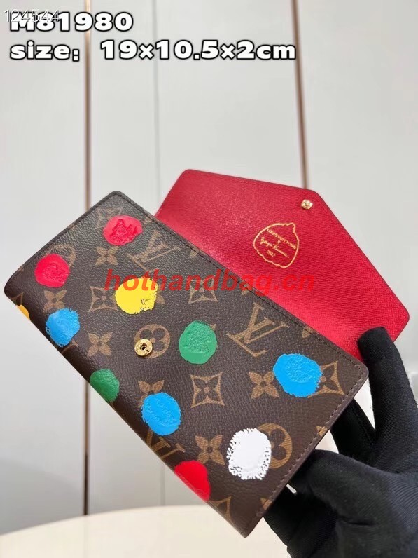 Louis Vuitton LV x YK Sarah Wallet M81980