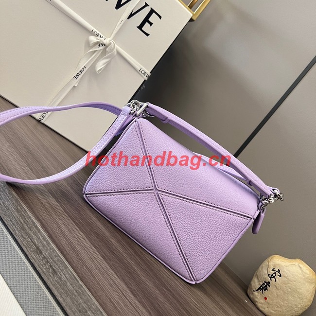 Loewe mini Puzzle Bag Original Leather 6223 purple