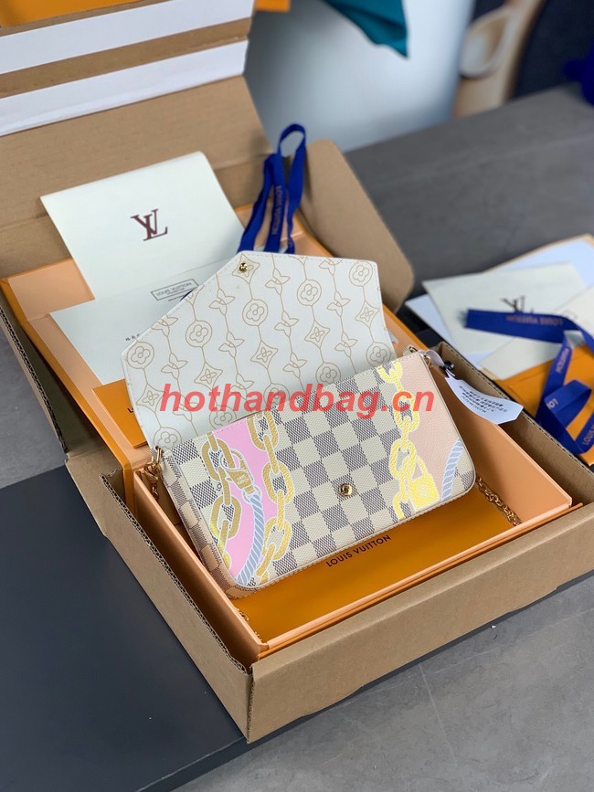 Louis Vuitton Felicie Pochette New Spring Collection - Nautical N40466