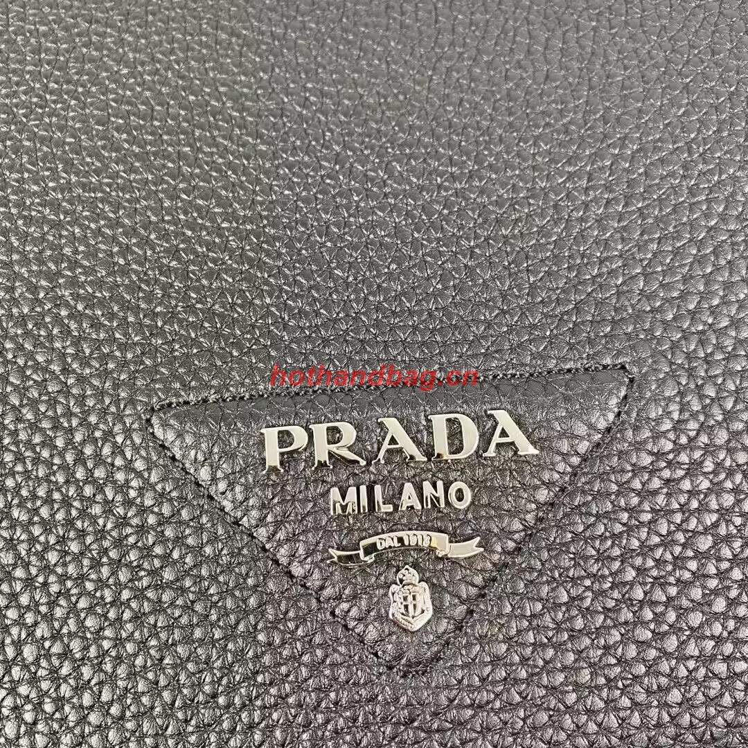 Prada Leather shoulder bag 1AD229 black