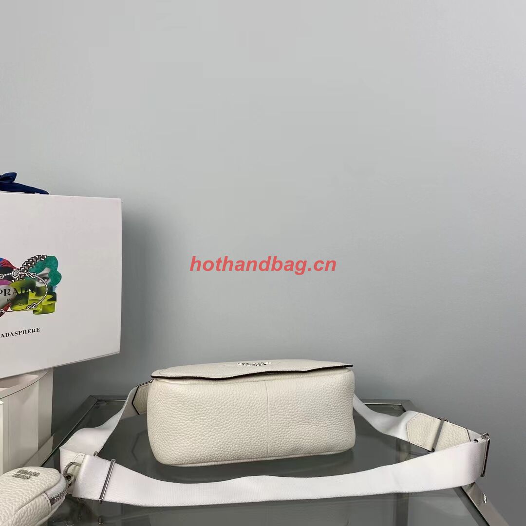 Prada Leather shoulder bag 1AD229 White