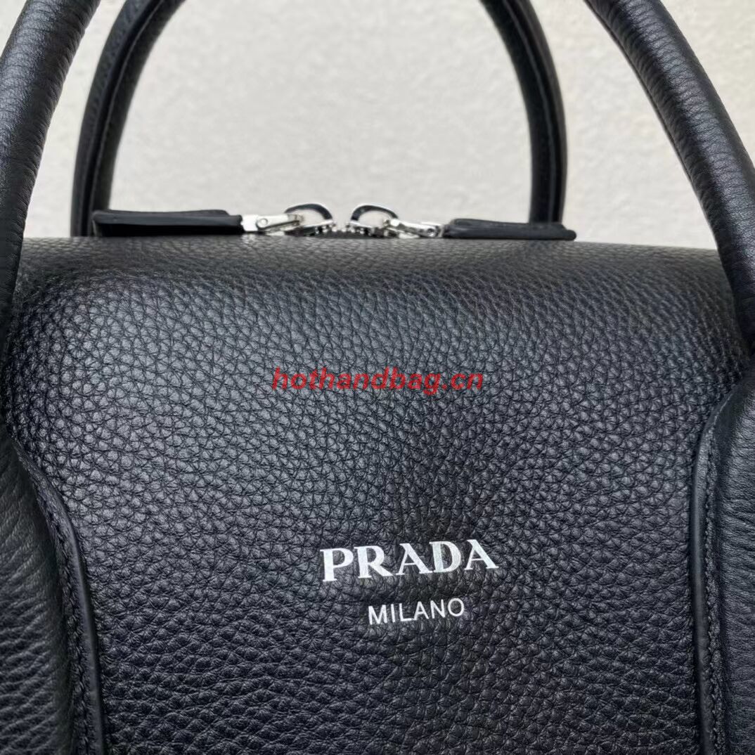 Prada leather tote bag with 2NV995 black