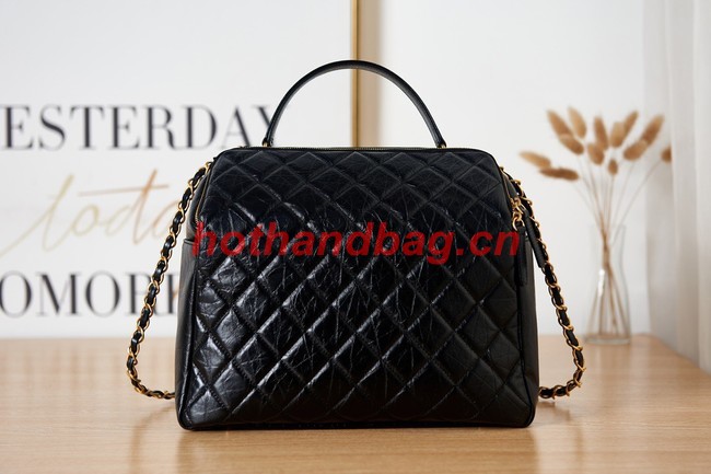 Chanel LARGE BOWLING BAG AS3741 black