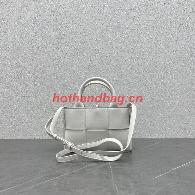 Bottega Veneta Candy Arco Tote Bag 729029 white