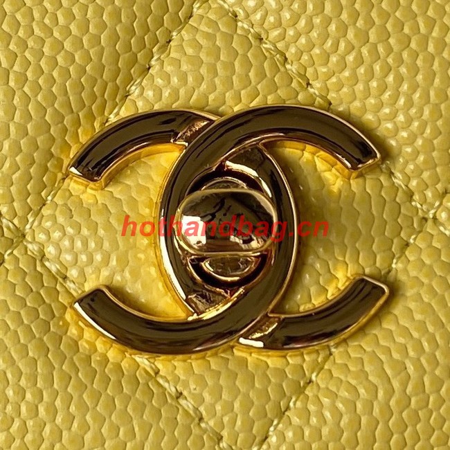 CHANEL WALLET ON CHAIN AP3318 yellow