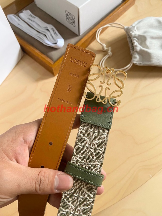 Loewe leather Belt 32MM LOB0056-2