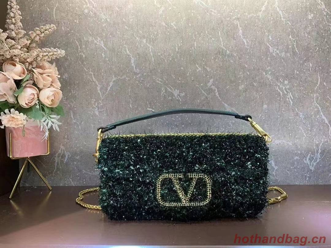 VALENTINO LOCO Imitation crystal handbag 0K30-4