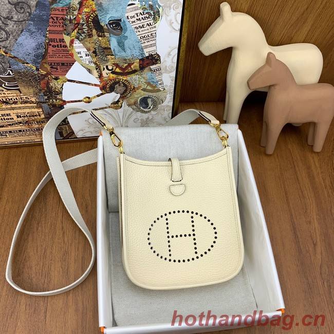 Hermes Evelyne original togo leather mini Shoulder Bag H15655-5