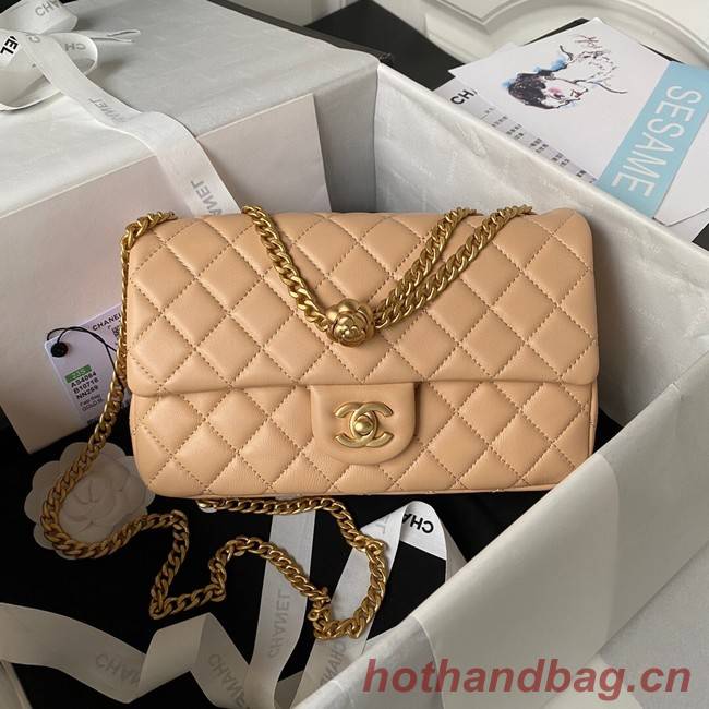 Chanel SMALL FLAP BAG AS4064 apricot