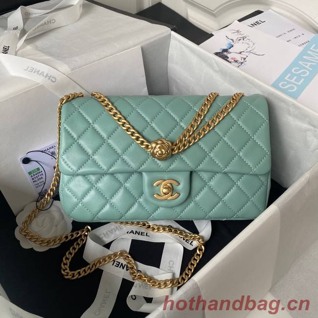 Chanel SMALL FLAP BAG AS4064 sky blue