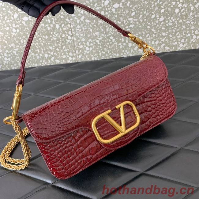 VALENTINO GARAVANI Loco Calf leather bag 2A0K30 wine