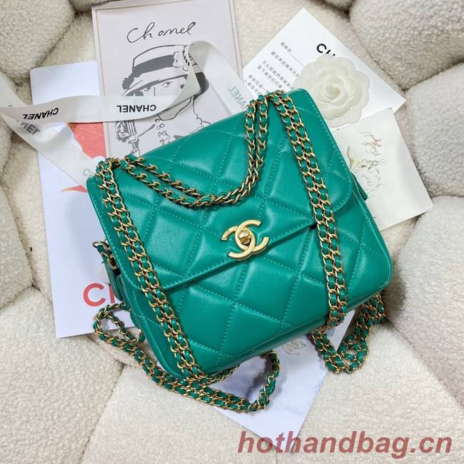 Chanel BACKPACK AS3884 green