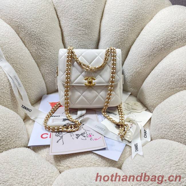 Chanel BACKPACK AS3884 white