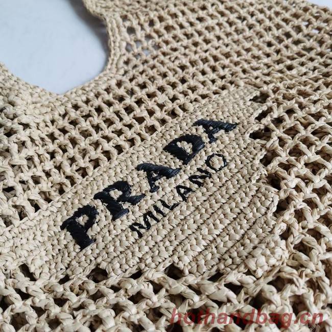 Prada Crochet tote bag 1BG424 apricot