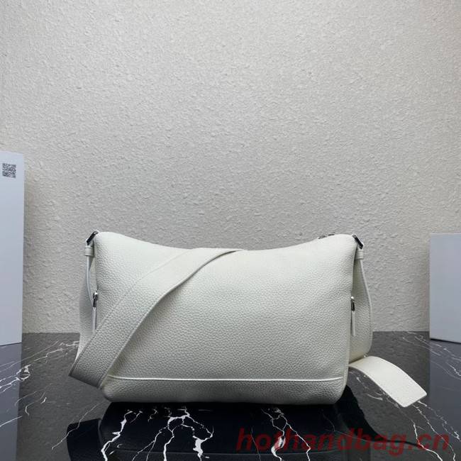 Prada Leather bag with shoulder strap 2VH165 white