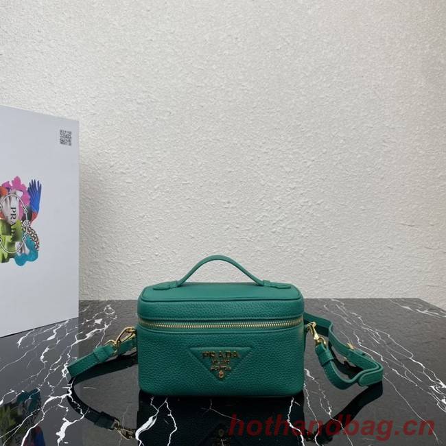 Prada Leather mini-bag 1BH202 green