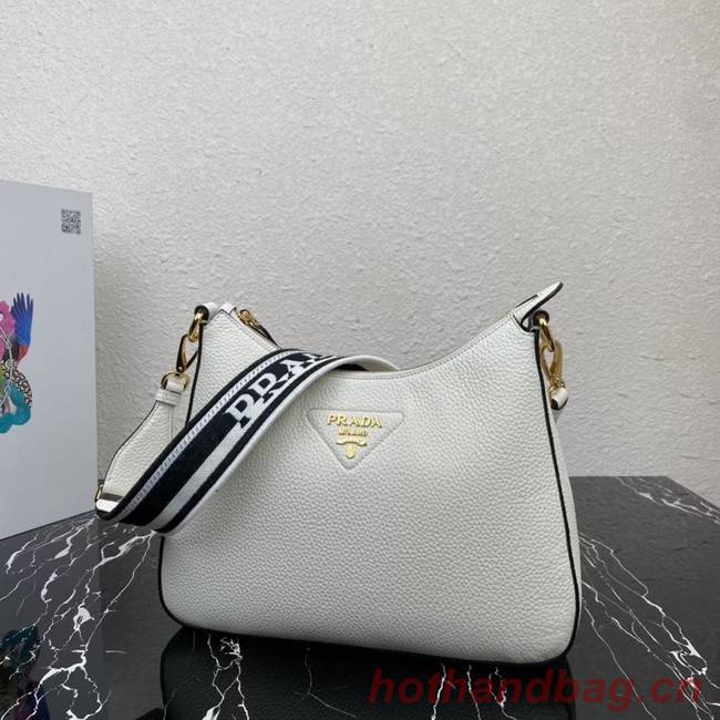 Prada Leather shoulder bag 1BC178 white