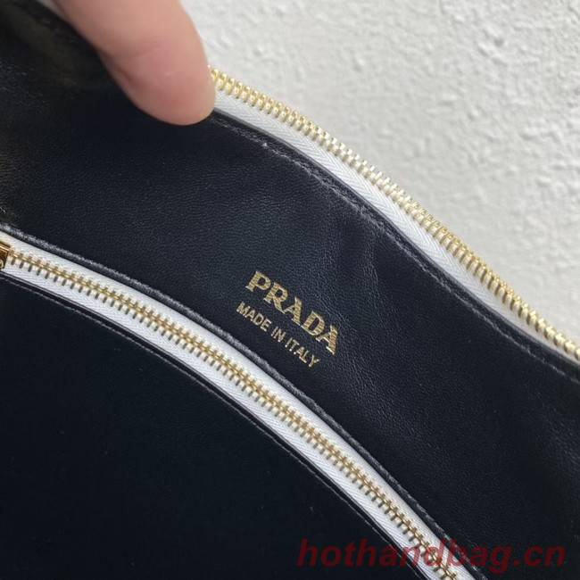 Prada Leather shoulder bag 1BC178 white