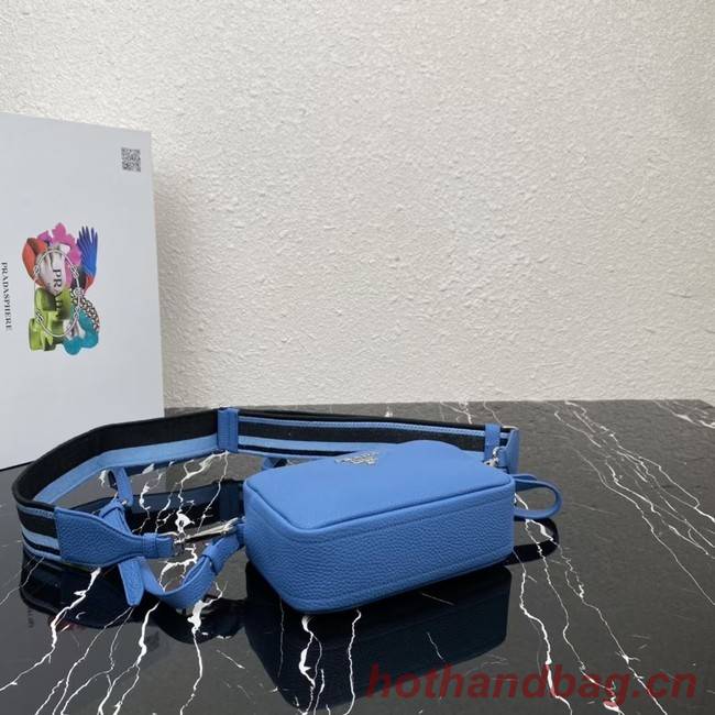 Prada Leather shoulder bag 1BH192 blue