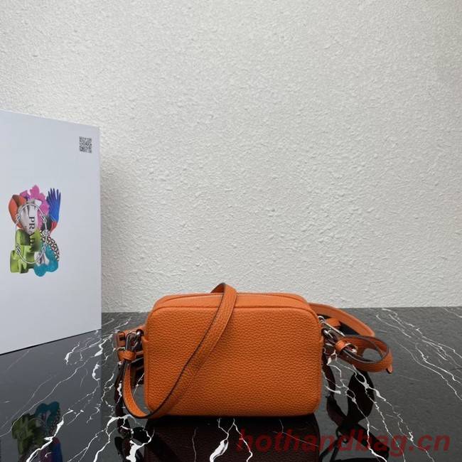 Prada Leather shoulder bag 1BH192 orange