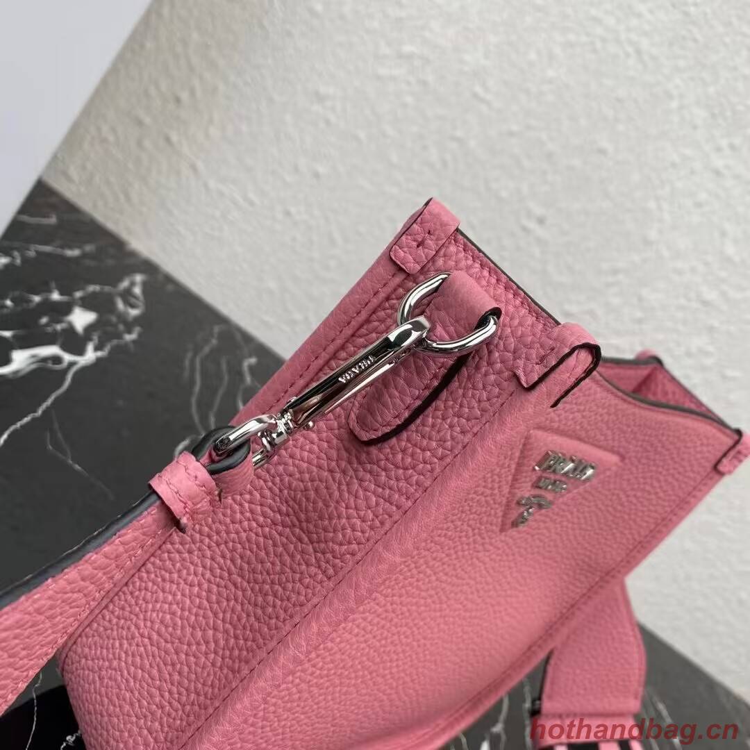 Prada Leather mini shoulder bag 1BH191 pink