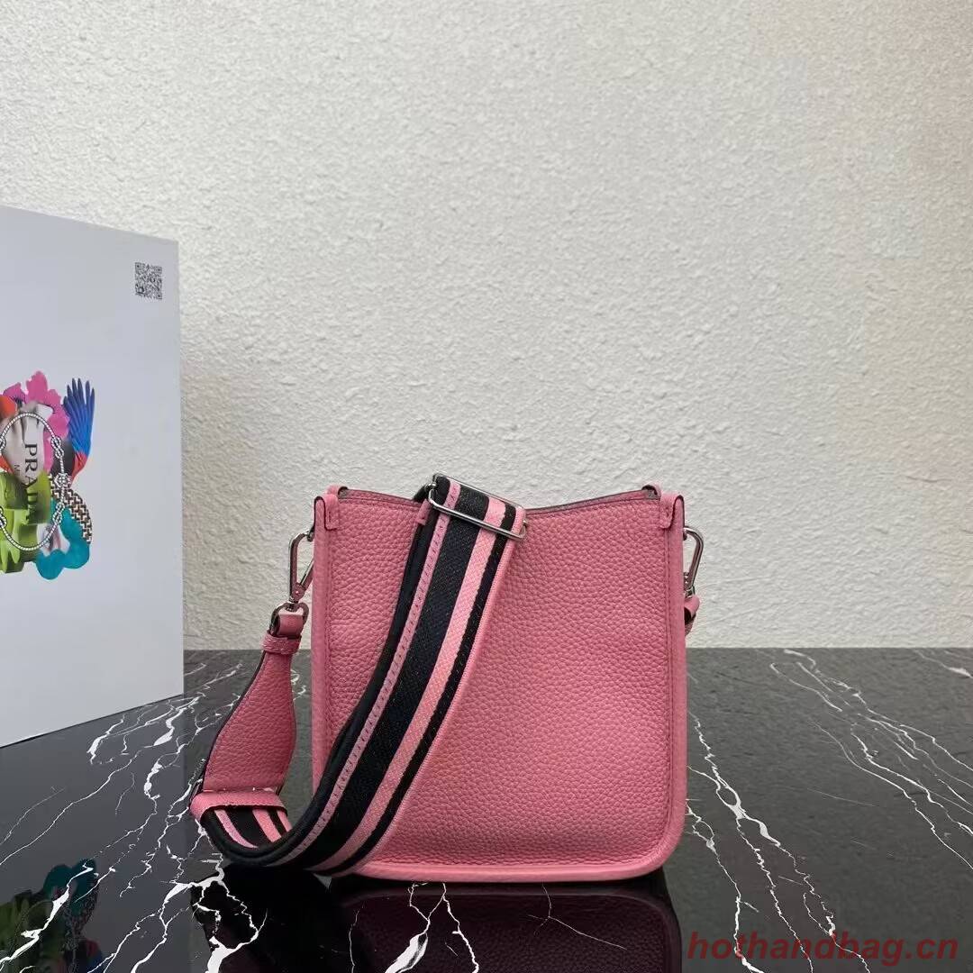 Prada Leather mini shoulder bag 1BH191 pink