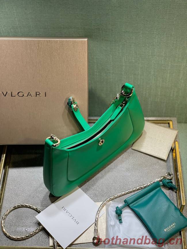 Bvlgari Serpenti Forever leather crossbody bag B282935 green