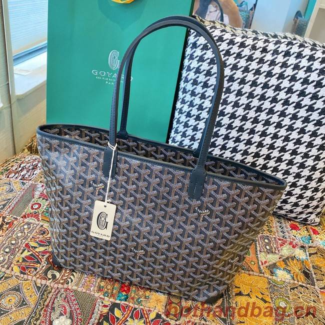 Goyard Calfskin Leather Tote Bag 20217 black