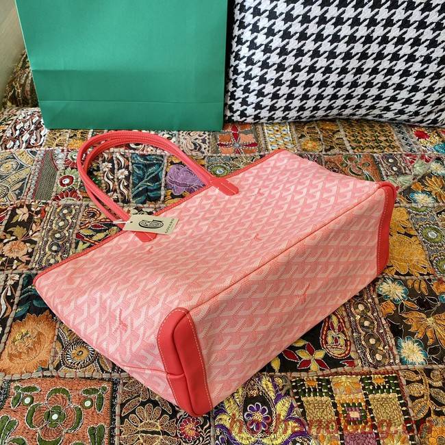 Goyard Calfskin Leather Tote Bag 20217 pink