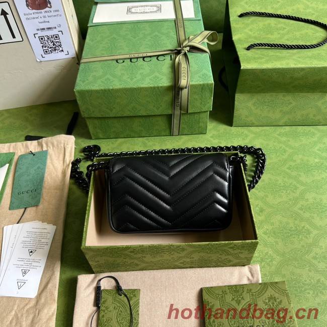 Gucci GG Marmont belt bag 699757 black