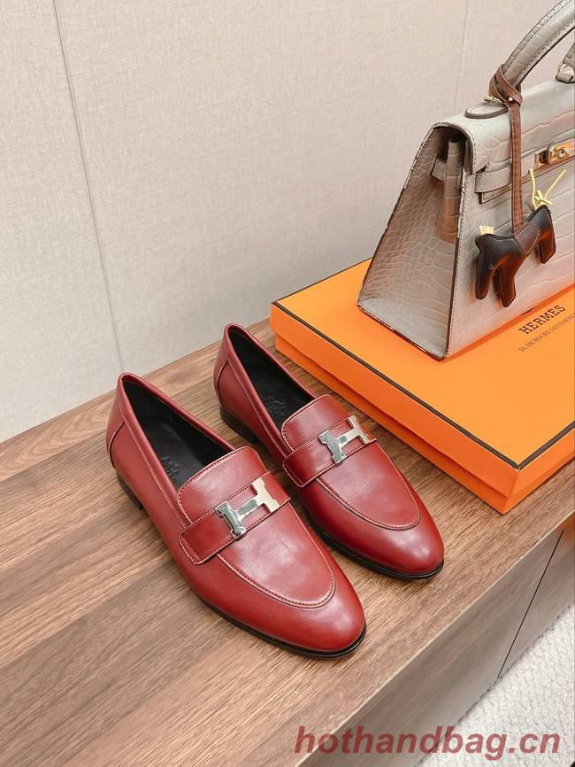 Hermes leather Shoes 93412-2