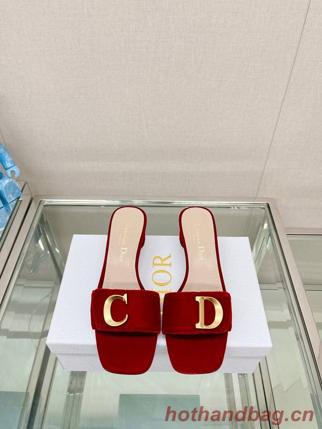 CEST DIOR HEELED SLIDE Velvet 93449-3