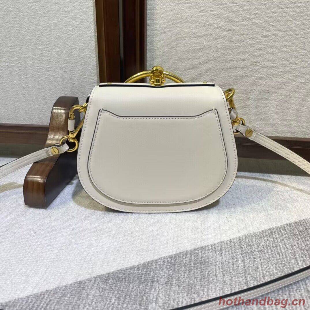 Chloe Nile Bracelet Minaudiere Original Leather 6011 White