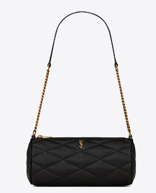 SAINT LAURENT SADE MINI TUBE BAG IN QUILTED LAMBSKIN 699703 black