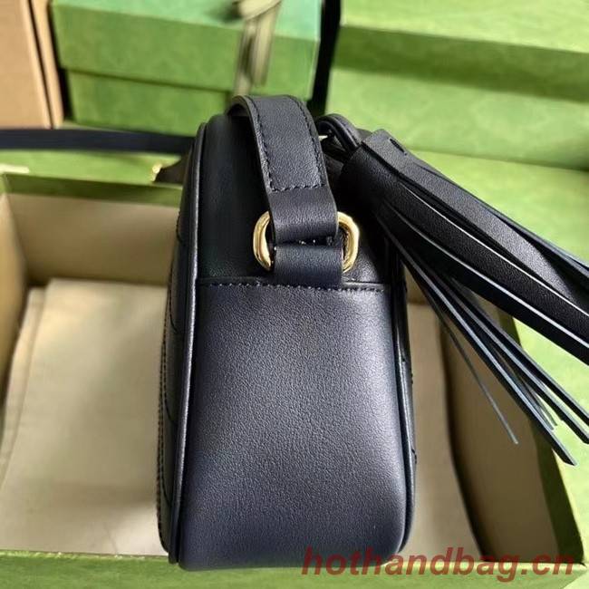 GUCCI BLONDIE SMALL SHOULDER BAG 742360 Blue