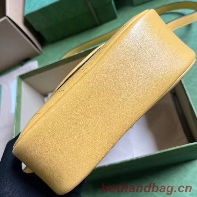 GUCCI BLONDIE SMALL SHOULDER BAG 742360 Yellow