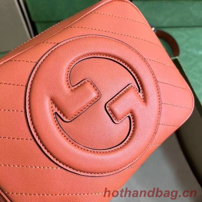 GUCCI BLONDIE SMALL SHOULDER BAG 742360 orange