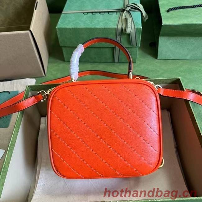 GUCCI BLONDIE TOP HANDLE BAG 744434 Orange