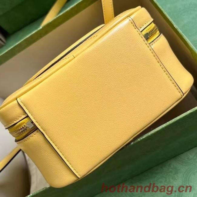 GUCCI BLONDIE TOP HANDLE BAG 744434 Yellow