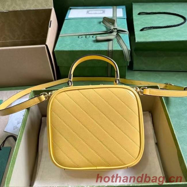 GUCCI BLONDIE TOP HANDLE BAG 744434 Yellow