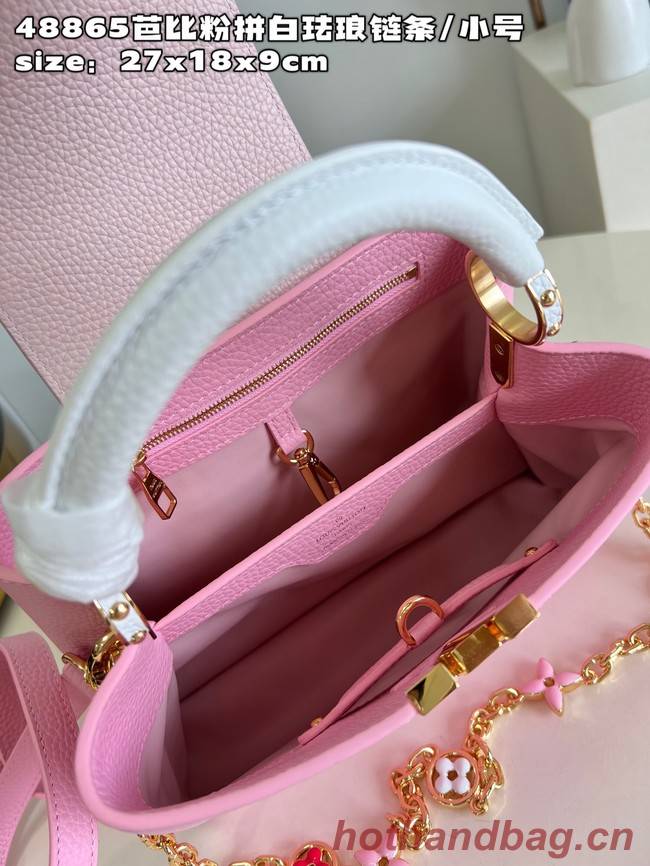 Louis Vuitton Capucines BB M21043 Rose Chamallow Pink