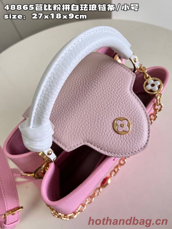 Louis Vuitton Capucines BB M21043 Rose Chamallow Pink