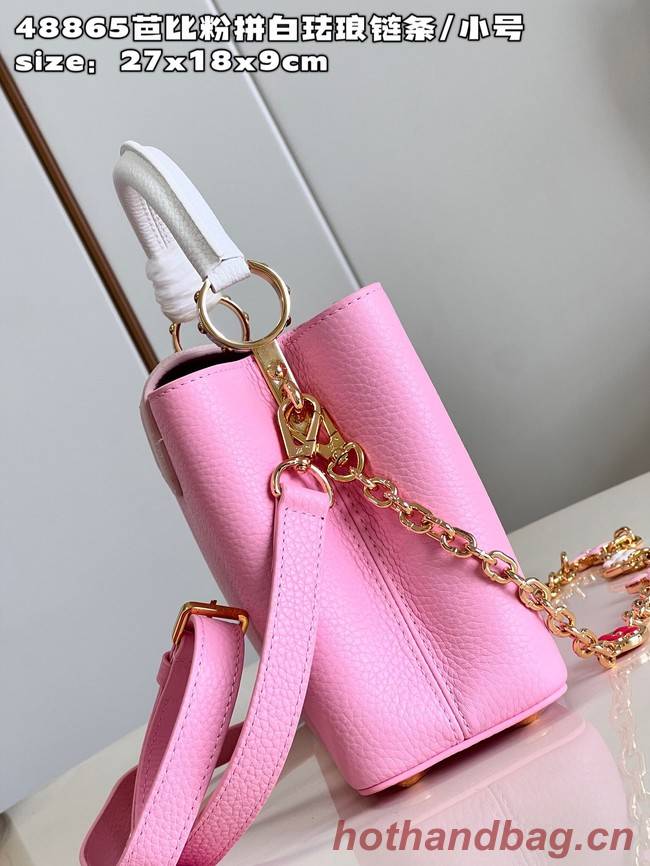 Louis Vuitton Capucines BB M21043 Rose Chamallow Pink