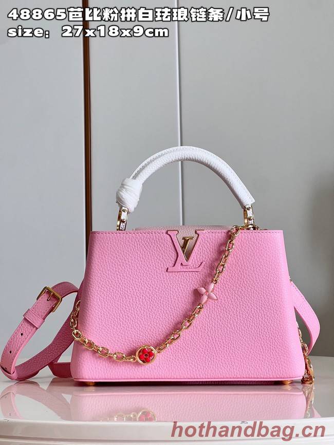 Louis Vuitton Capucines BB M21043 Rose Chamallow Pink