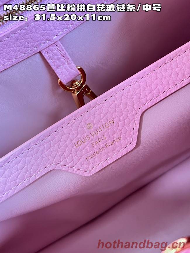 Louis Vuitton Capucines MM M20784 Rose Chamallow Pink