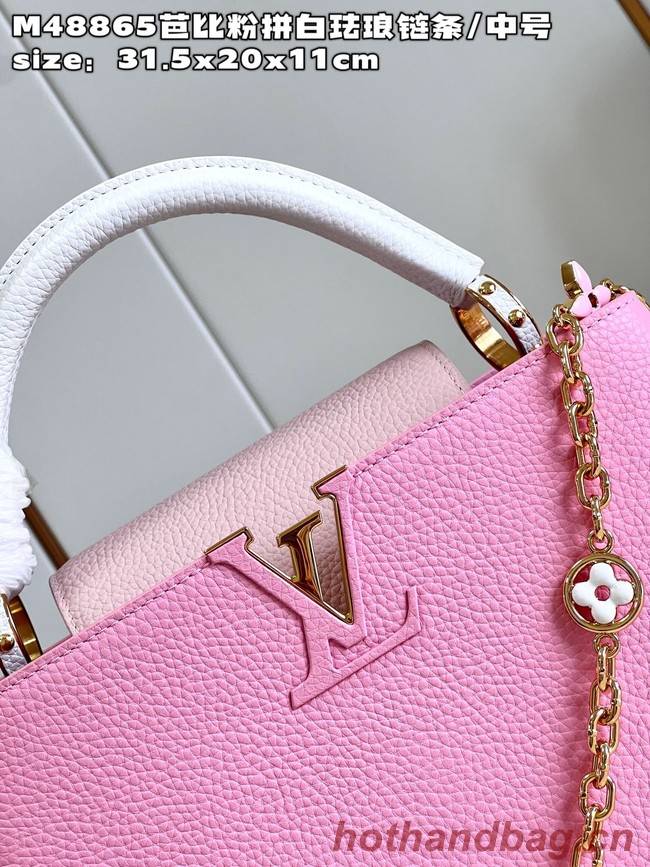 Louis Vuitton Capucines MM M20784 Rose Chamallow Pink