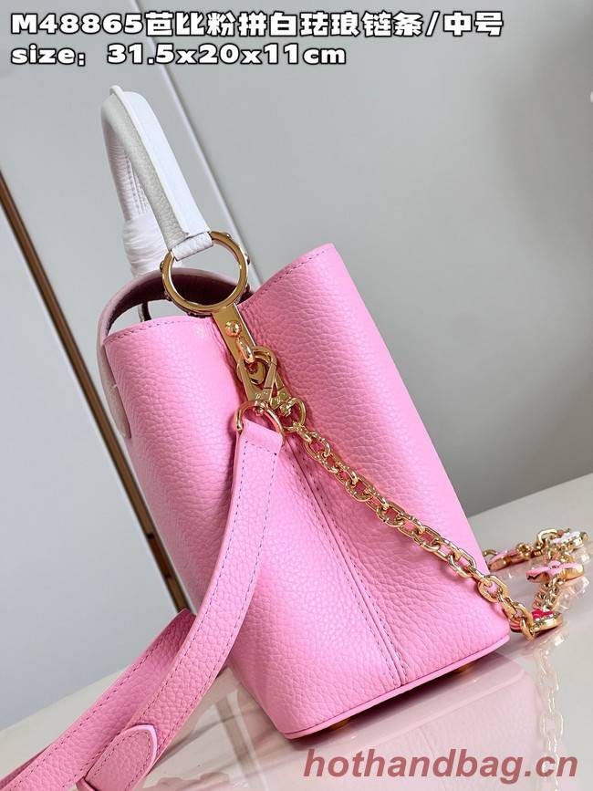 Louis Vuitton Capucines MM M20784 Rose Chamallow Pink