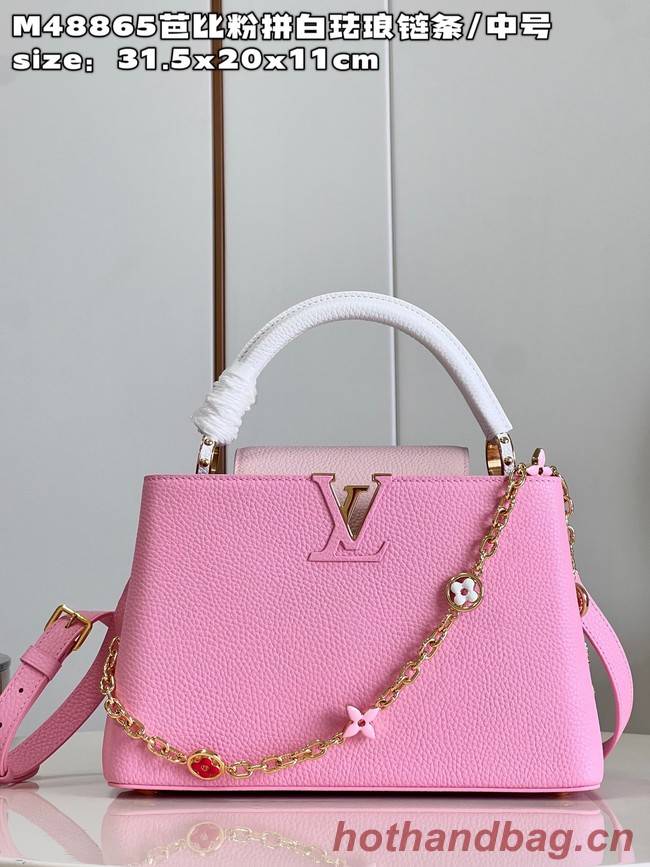 Louis Vuitton Capucines MM M20784 Rose Chamallow Pink